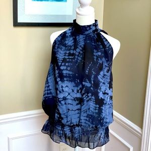 Kenneth Cole sleeveless peplum blouse